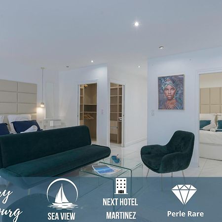 Luxury Maubourg - Vue Mer - Croisette 50M Plage - Clim - Terrasse Cannes Luaran gambar