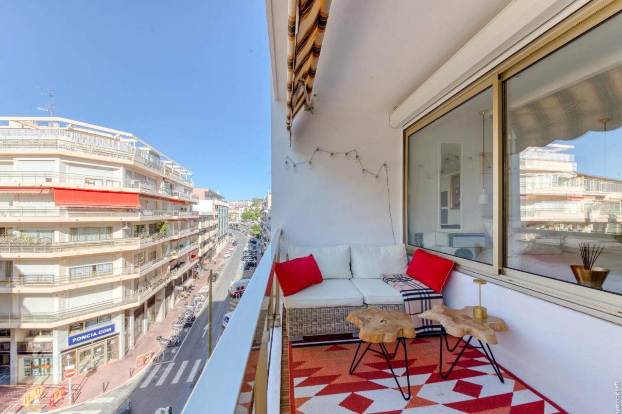 Luxury Maubourg - Vue Mer - Croisette 50M Plage - Clim - Terrasse Cannes Luaran gambar