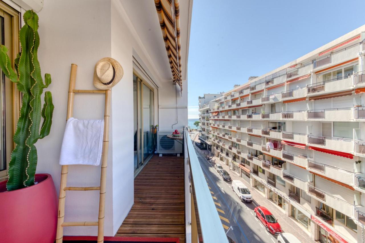 Luxury Maubourg - Vue Mer - Croisette 50M Plage - Clim - Terrasse Cannes Luaran gambar