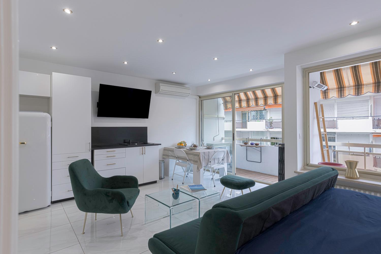 Luxury Maubourg - Vue Mer - Croisette 50M Plage - Clim - Terrasse Cannes Luaran gambar